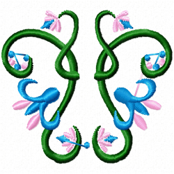 Flowers Embroidery Design 7